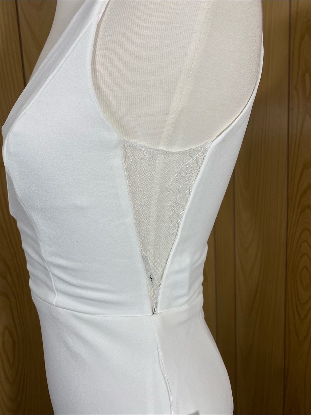 Lulus Long Lasting Love Ivory Lace V-neck Mermaid Dress Size XS NWT - Picture 12 of 16